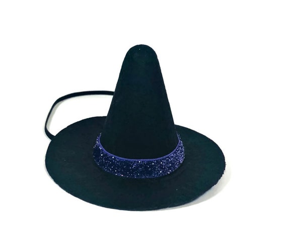 Mini Witch Hat || Witch Wizard Hat || Dog Witch Costume || Dog Halloween Costume