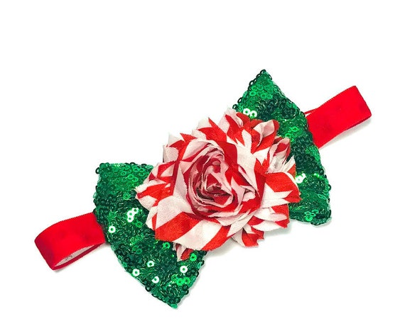 Candy Cane || Peppermint Christmas Bow Tie || Dog Christmas Bow || Peppermint || Christmas Puppy || Pet Christmas Gift