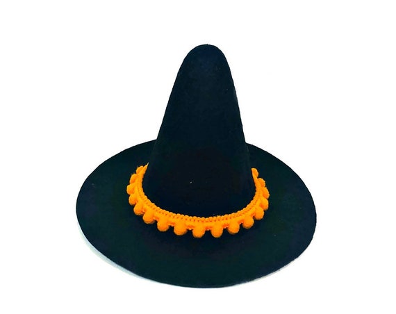 Mini Witch Hat || Witch Wizard Hat || Dog Witch Costume || Dog Halloween Costume
