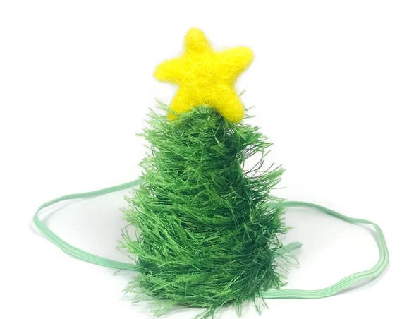 Christmas Hat || Christmas Tree Hat || Animal Hat || Dog hat || Holiday Accessory
