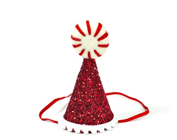 Santa Hat || Dog Christmas Outfit Costume || Animal Pet Holiday Outfit