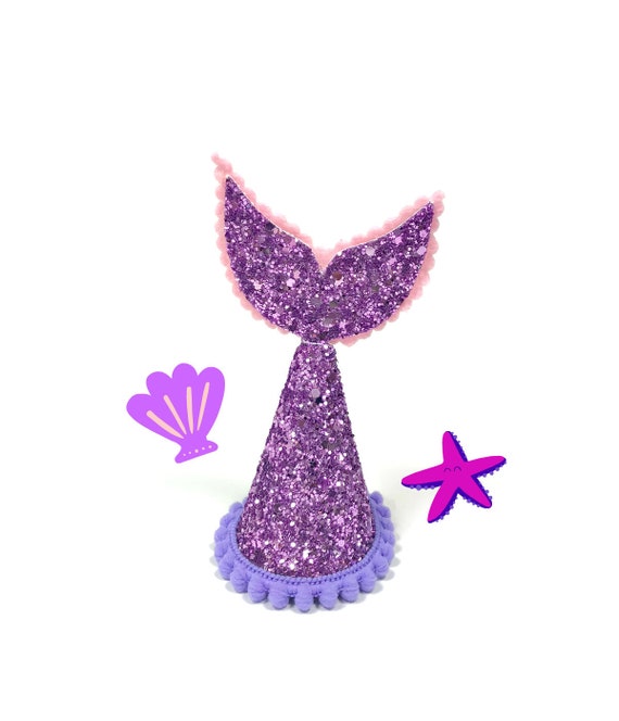 Dog Mermaid Costume || Dog Mermaid Hat || Dog Birthday Party Hat || Pet Party Decor || Animal Party Hat || Dog Gift || Dog Clothes