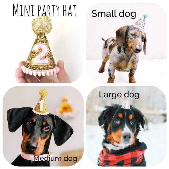 Gift for Small Dogs Puppy Cat Birthday Hat with Letters Adjustable Bowtie HIFEOS Dog Birthday Party Supplies Cute Tutu Skirt Pink Banner /& Bow Hairpin Set of 6