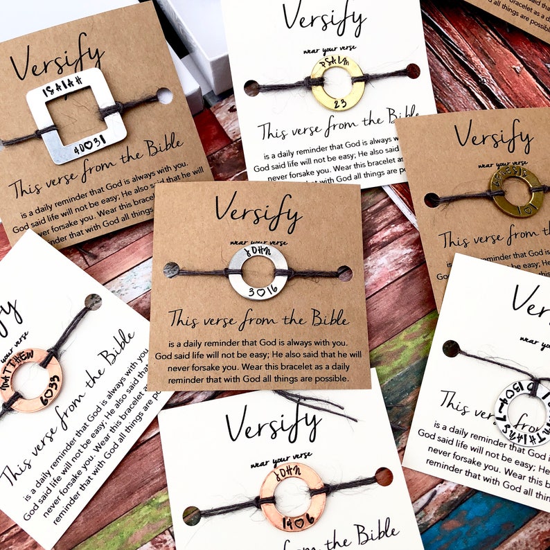 Christian Jewelry Versify Wear Your Verse Bible Verse | Etsy