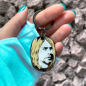Creative Keychain /Black metal / Hard Enamel Keychain/ Protective Covering.