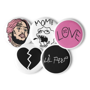 Lil Peep Set Pin Buttons.