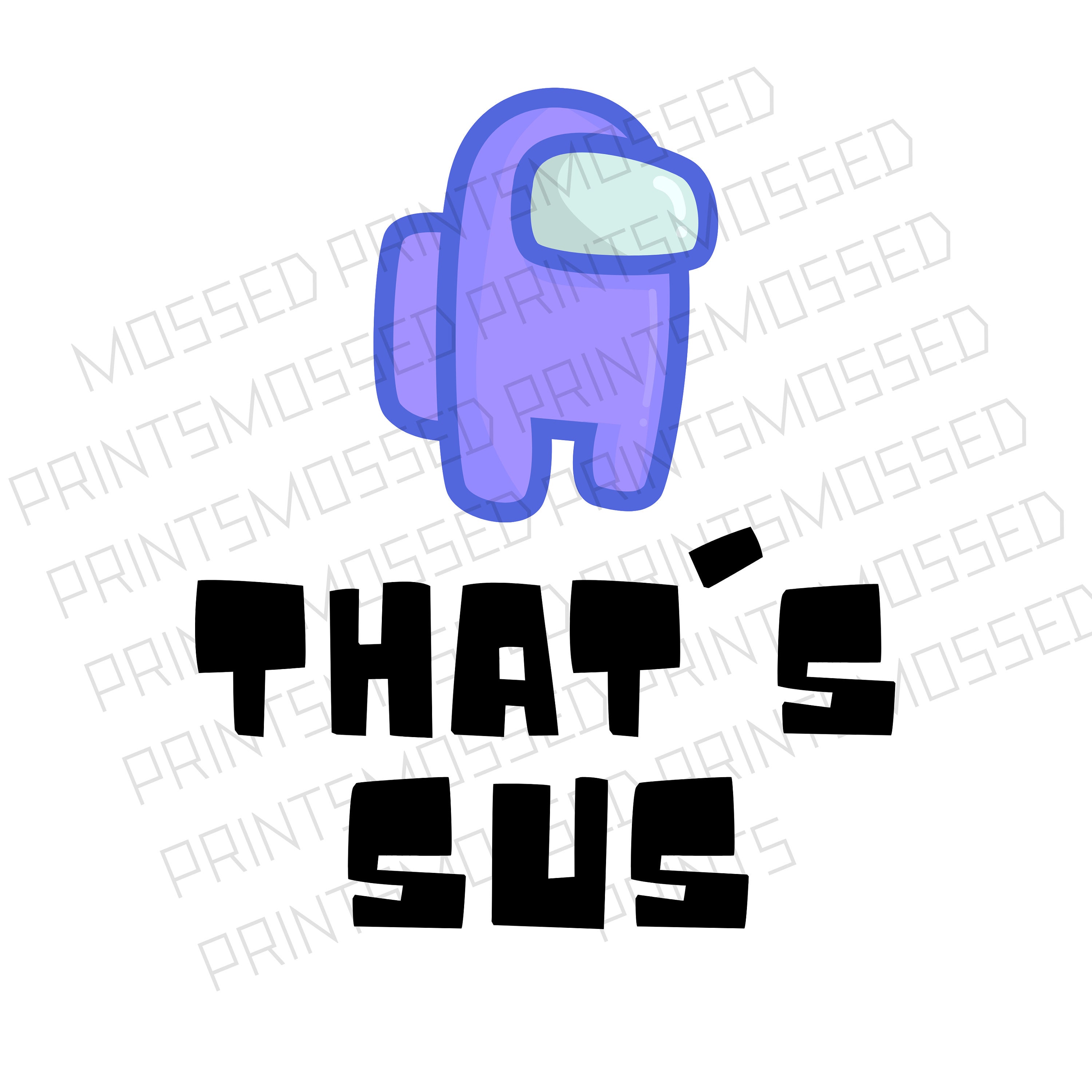 Among Us: Thicc Sus - Meme - Sticker sold by Reskate Studio, SKU 729054