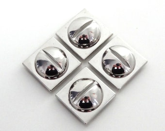 Bump Bag Feet // Square Purse Feet // Bag Hardware // Purse Hardware // Square //  Large Bag Feet