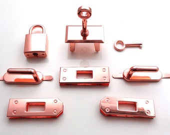 8-Piece Lock Set // Locks // Closure // Bag Hardware // Purse Hardware