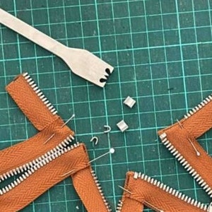 Metal Zipper Teeth Removal Tool // Zipper // Zipper Tool // Anvil