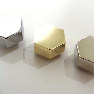 六角ネジリベット/財布用足 - 15 mm // バッグ用金具 // 財布用金具 // バッグ用足 //