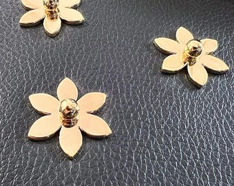 Screw Rivet // Flower // Petal // Bag Hardware // Purse Hardware // Studs