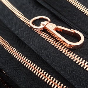 High-End Two-Way Metal Teeth Zipper Tape -- Corn Teeth