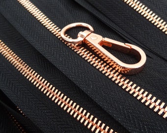 High-End Two-Way Metal Teeth Zipper Tape -- Corn Teeth