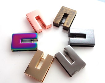 Handbag Handle Strap Connectors // Strap Anchor // Bag Hardware // Purse Making // Purse Hardware