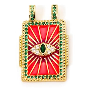BIJNA WEG Tarotkaart ketting hanger spirituele astrologie cadeaus voor haar hem sieraden gepersonaliseerde gouden zon maan sterren sterrenbeeld hart liefde