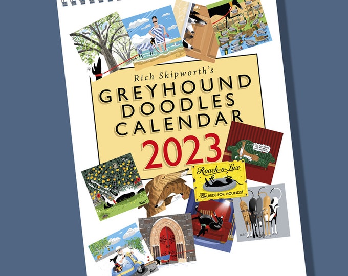 2023 Rich Skipworth's Lockdown Doodle Calendar Etsy