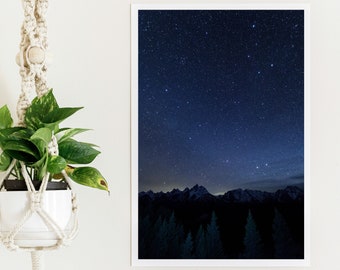 Grand Tetons at Night