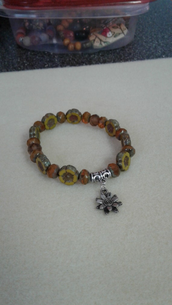 pansy bracelet