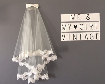 Lace Edged Wedding Veil