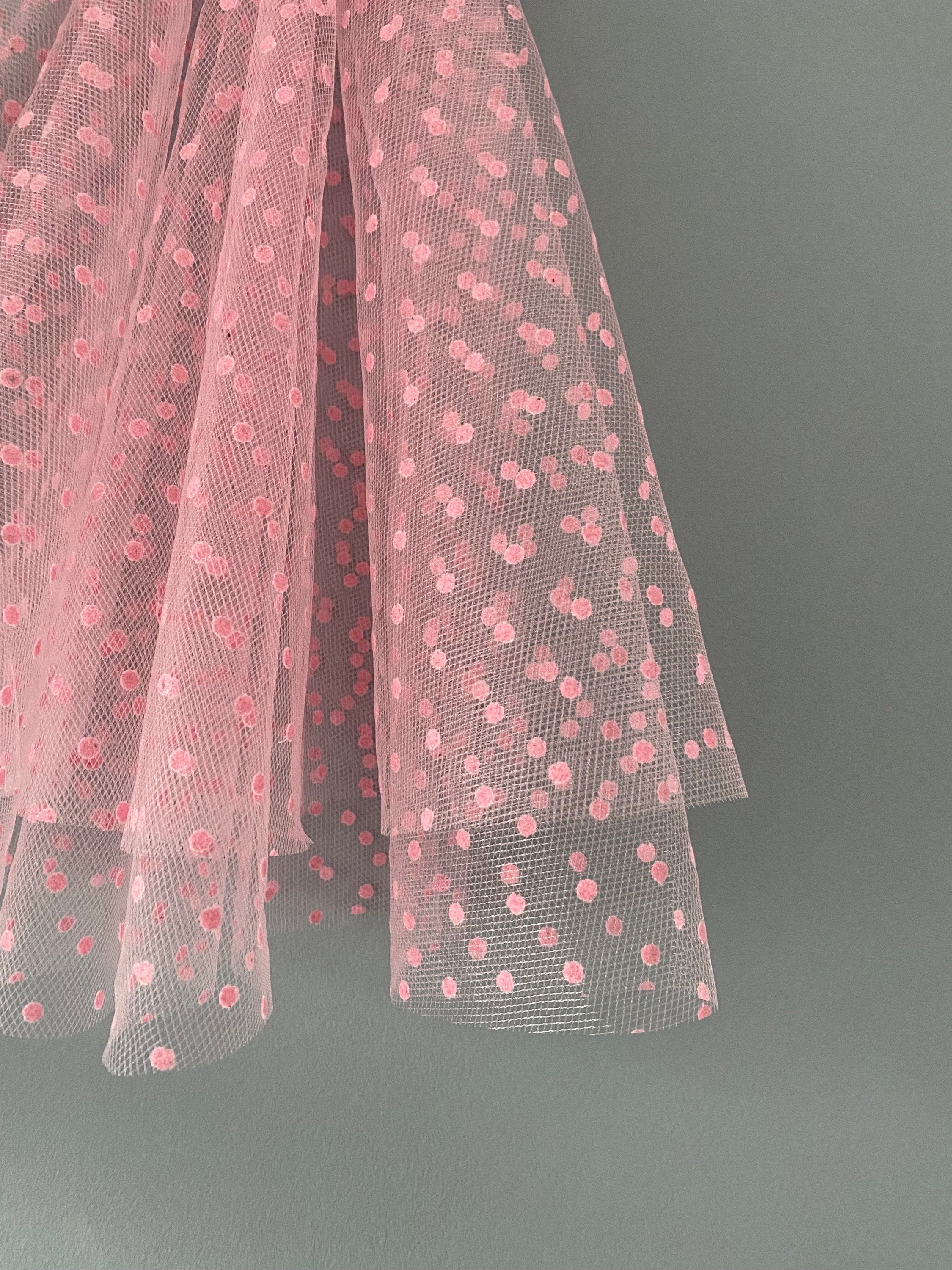 Pink Polka Dot Spotty Wedding Veil With Bow - Etsy Israel display picture 3