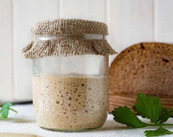 Sourdough Starter Recipe, Step By Step Guide,  Digital Download Recipe for a Sourdough Starter Making, Homemade Recipe for bread