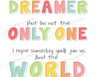 IMAGINE by John Lennon-BRIGHT