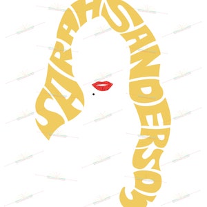 Sarah Sanderson Word Art