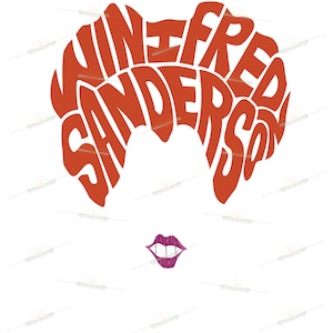 Winifred Sanderson Word Art