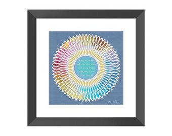 Jewish Communal Award, Community Service Award, Hebrew Inspirational Art, Framed Judaica, He Who Saves A Life
