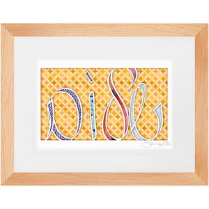 Shalom Hebräische Kunst, Moderne Jejudaica Willkommen Schild Gerahmte Drucke