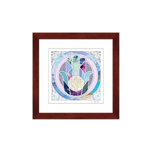 Birkat Banim Jewish Sons’ Blessing Baby Boy Gift Hamsa Nursery Decor Hebrew Framed Blessing