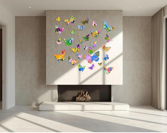 Butterflies of Peace, Shalom Art, October 7th Art, Modern Jewish Art, Jewish Art Installation