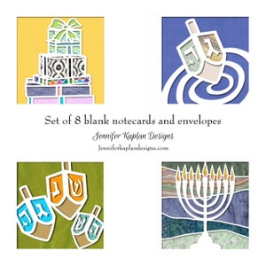 Biglietti di Chanukkah, biglietti vuoti, cancelleria ebraica, biglietti religiosi, biglietti di auguri Judaica, biglietti per le festività ebraiche, biglietti di Hanukkah