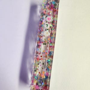 Resin Mezuzah, Glitter Mezuzah, Kitschy Mezuzah, Kid&#39;s Mezuzah, Colorful Mezuzah, Personalized Mezuzah
