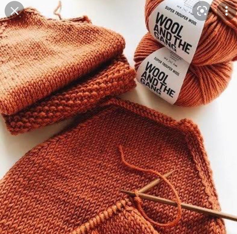 Wolle und die Gang Super Trooper Garn, 100% Merino, verschiedene Farben Terracotta