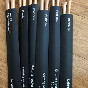 Bobbiny Handgemachte Buchenholz Gerade Stricknadeln-verschiedene Größen