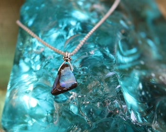 Australian Boulder Opal Necklace