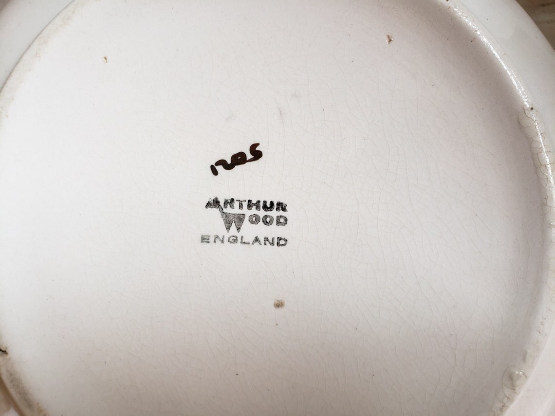 Arthur Wood Chamber Pot Made in England 1205 Roses & Gold Etsy