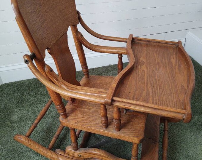 No Shipping Antique Highchair Antique Children's Furniture Children's