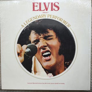 Vintage Vinyl Elvis ~ Legendary Performer Volume 1 ~ Elvis Presley ~ Vintage Vinyl ~ 1973