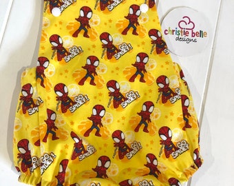 Baby Romper - Go Spidey