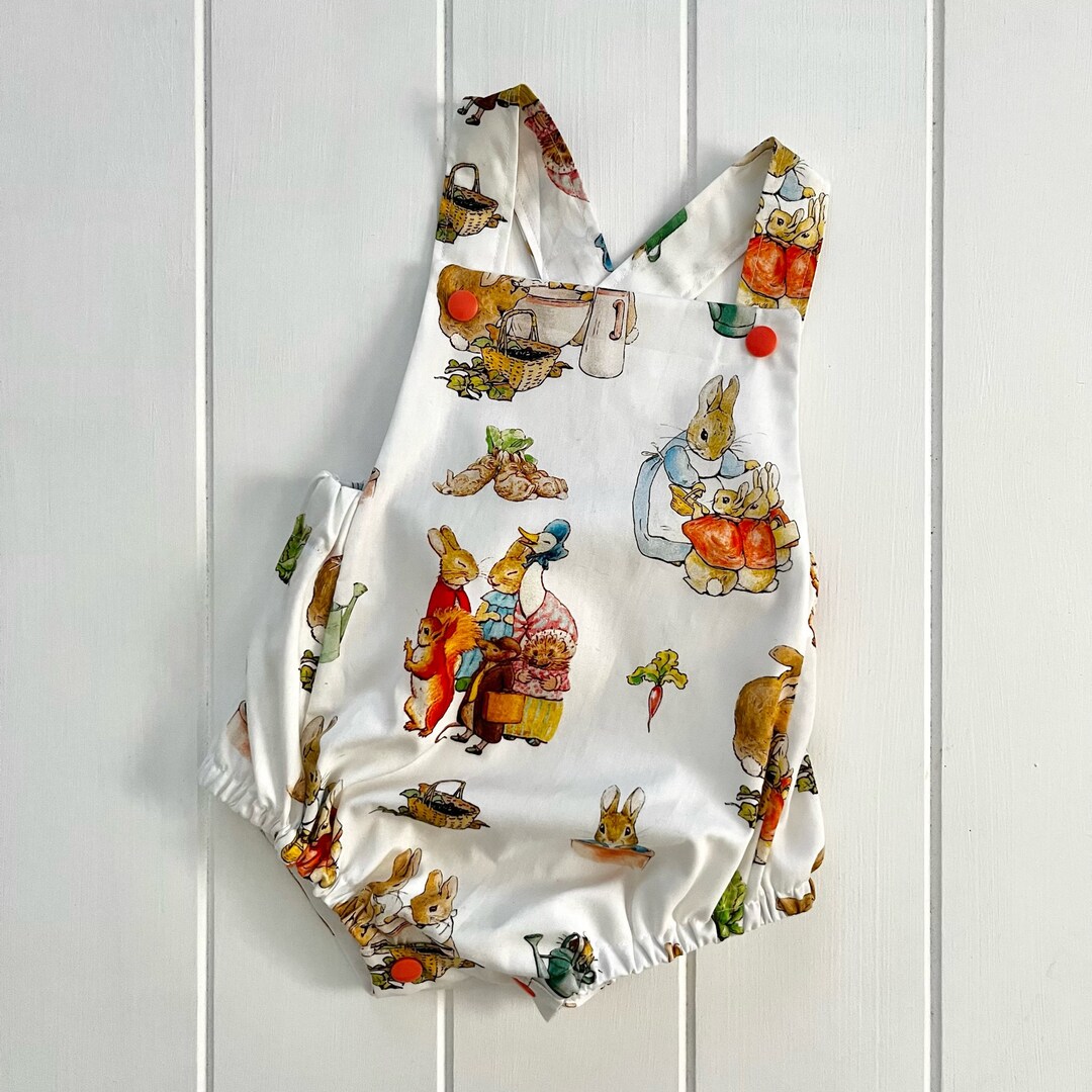 Peter Rabbit Baby Romper - Etsy