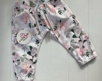 Baby Harem Pants - Pink Floral