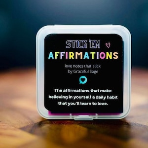 3 pk: dagelijkse affirmaties voor vrouwen, kaarten met positieve bevestiging voor vrouwen, aanmoedigingscadeau voor haar, mindfulnesskaarten, cadeau-idee voor zelfliefde