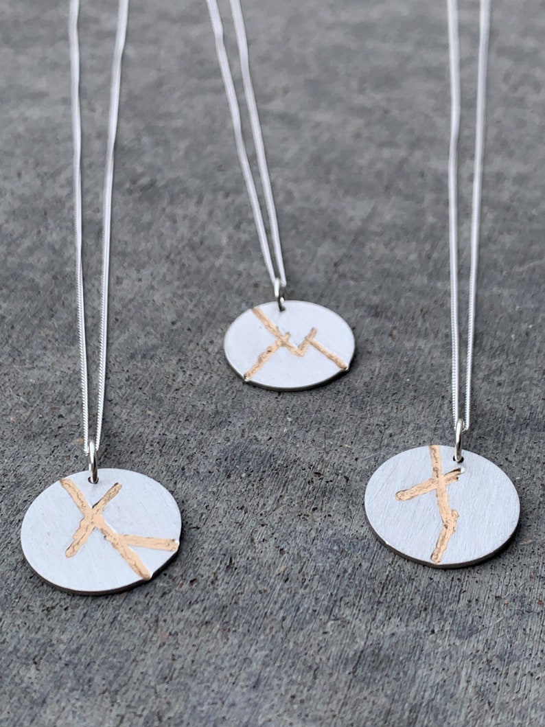 Japanese Inspired Jewelry Kintsugi Necklace IMPERFECTION Etsy