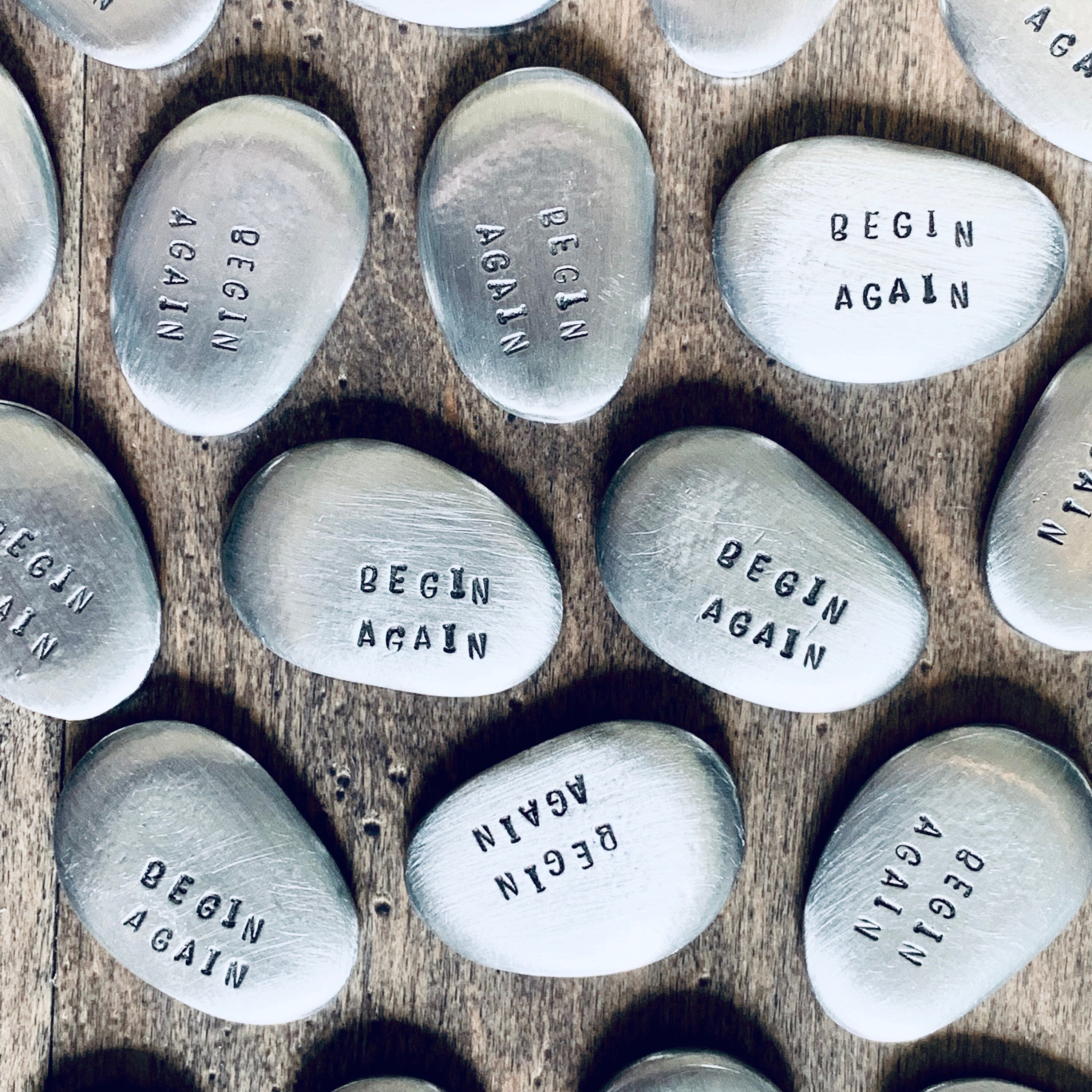 Set of 10 Team Gift Mantra Pocket Pebble Custom mantra team Etsy
