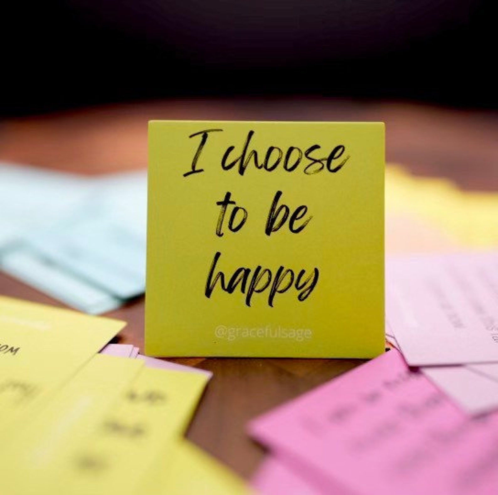 Affirmation Wall Art Affirmation Cards Deck Affirmation Etsy