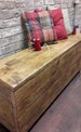 reclaimed wood hallway bench hall storage box seat shoe storage bedroom storage industrial 