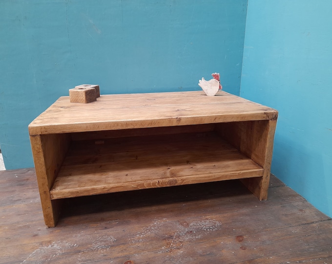 handmade coffee table, end table, living room table, reclaimed wood